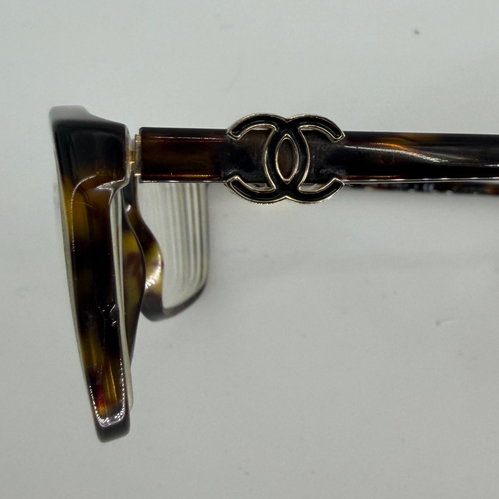 Chanel 3234 C714 Brown Tortoise Prescription Eyeglasses - Picture 4 of 12